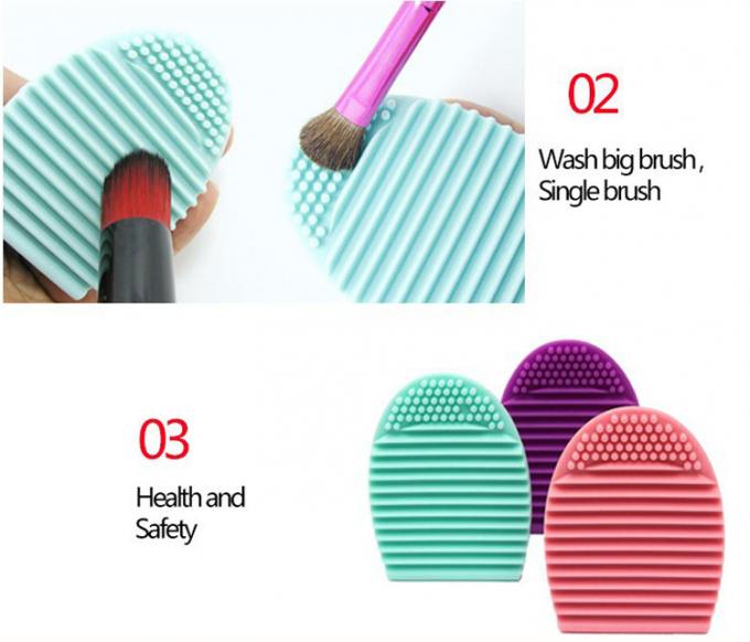 Detergente per pennelli a forma di di bellezza di trucco del cuore lavabile professionale degli accessori